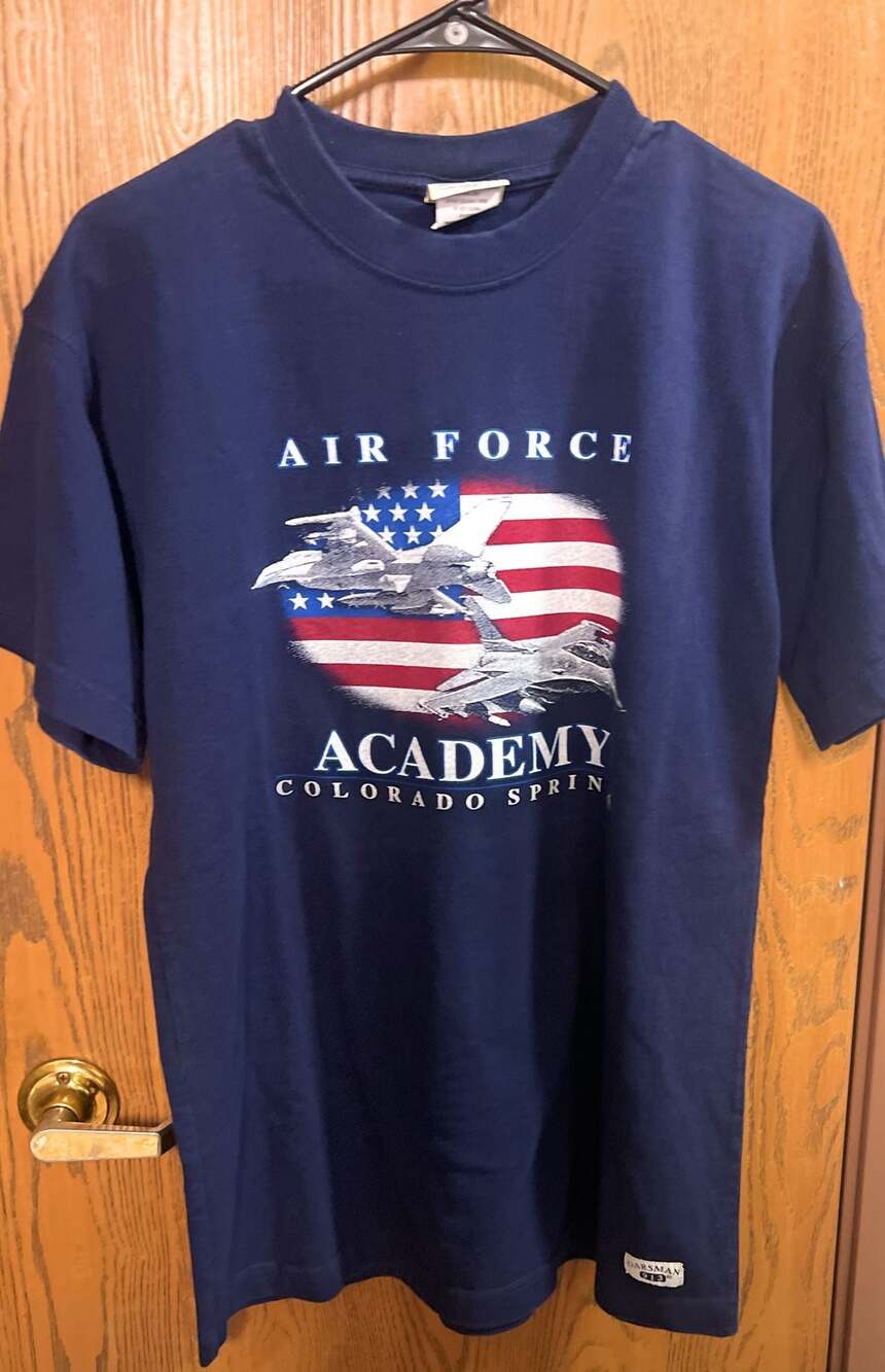 Vintage Oarsman 913 US Air Force Academy Colorado Springs Graphic T-Shirt